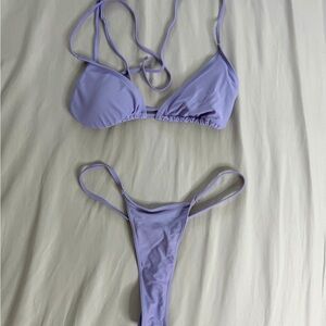 SHEIN Lavender Bikini Set
